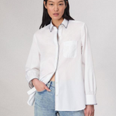 Maxine Cotton Blanket Stitch Shirt